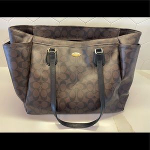 Coach Monogram Baby Bag